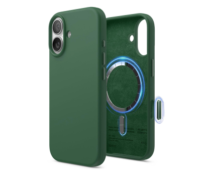 Etui do telefonów Elago Magsafe Silicon Case do iPhone 17 Alpine Green ES17MSSC61-APGR